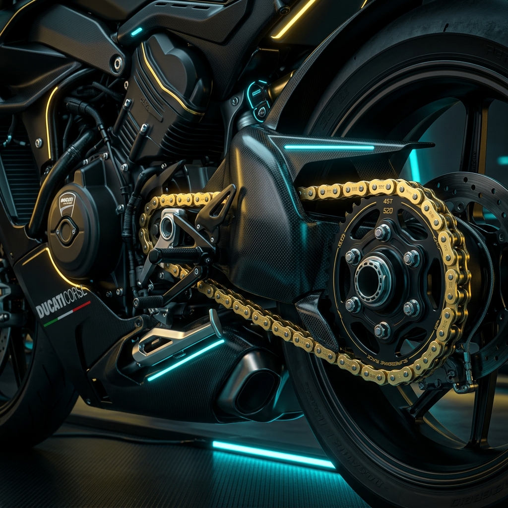 RK GXW Series Chain and Motor