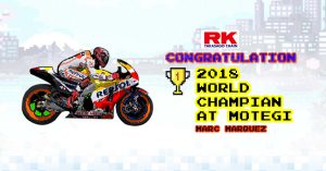 Read more about the article Marc Marquez crowned 2018 World Champion at Motegi